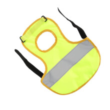 Chicken Saddle Reflective Safety Vest Apron for Duck and Chicken, Fluorescent Green Cotton 5pc