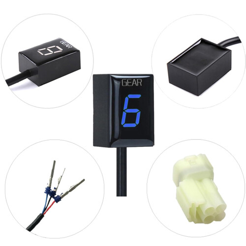 Motorbike Gear Indicator Bracket Display Onecolor 2