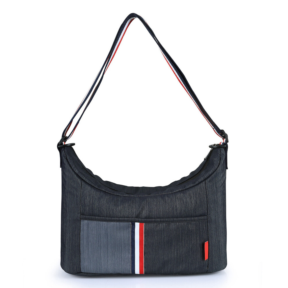 Adjustable Strap Crossbody Handbag For Women, Durable Nylon Sling Purses With Zipper, Secure Storage Mini Tote Cellphone Bag For Daily Commute And
