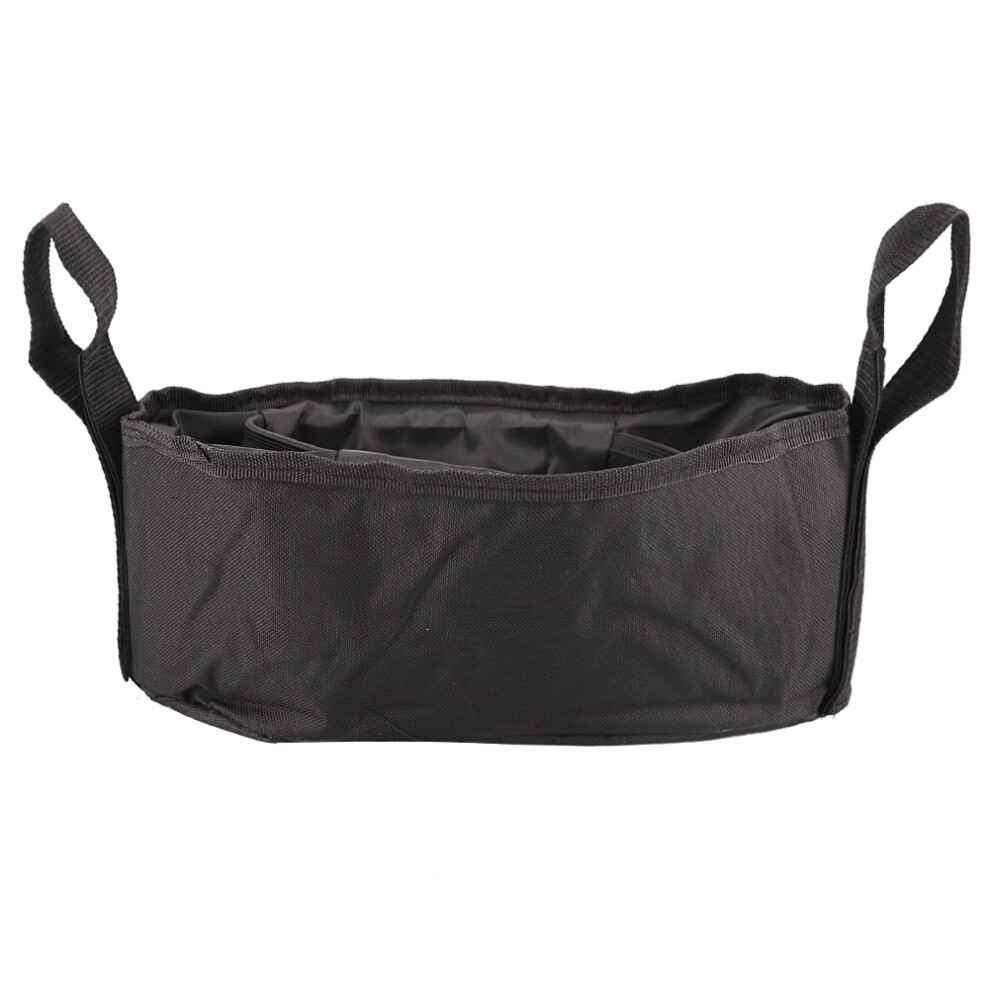 Adjustable Straps Stroller Organizer Bag Universal Fit Water Resistant Large Storage Organizer With Interior Compartments Multiple Pockets And