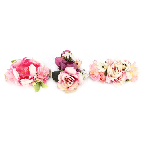Μωρό κορίτσι με floral στέμμα, ρεαλιστικά λουλούδια που δεν ξεθωριάζουν πάντα, 1