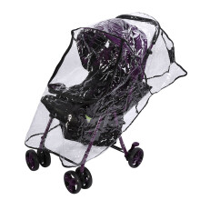Wasserdichte Kinderwagenabdeckung, universell passend, atmungsaktives Design, wetterfester Schutz für Babyreisen, winddichter Schutz mit