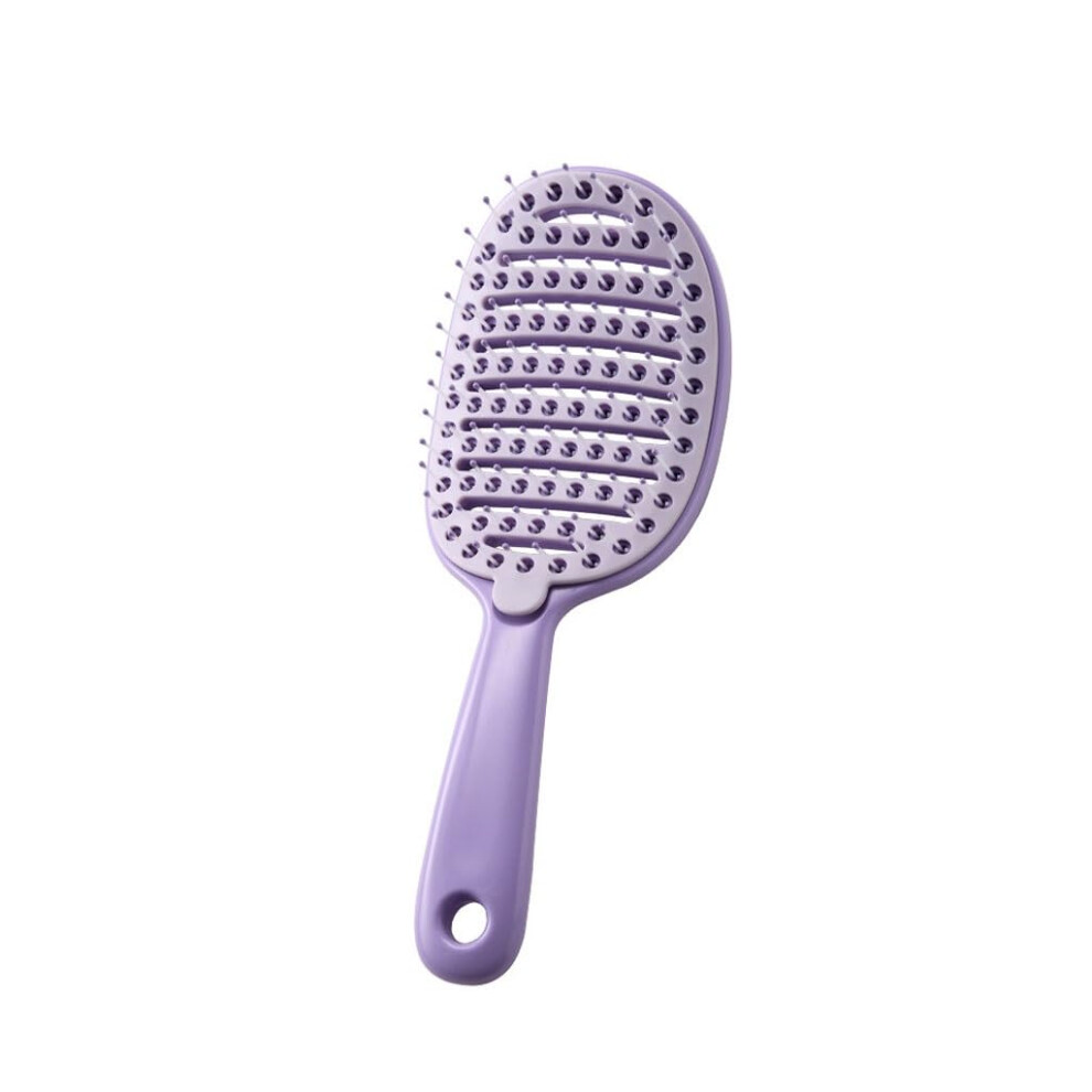 Hair Comb with Ergonomic Comfort Grip for Wet and Dry Detangling and Gentle Scalp Massage
