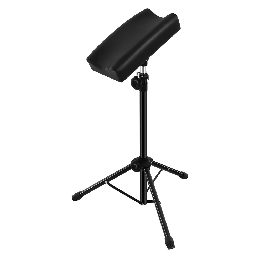 Tattoo Arm Rest with 360 Rotation Cushion, Adjustable Height Tripod, Ergonomic Thick Sponge Pad