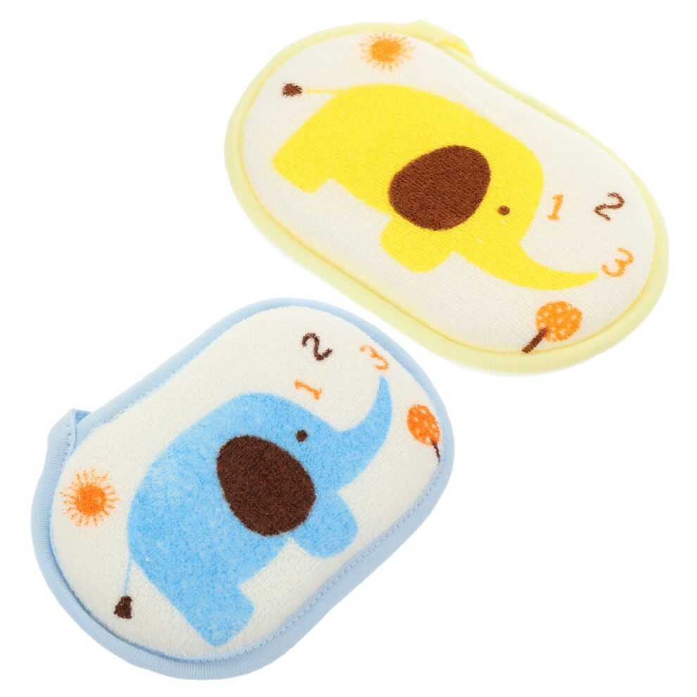 Baby Bath Sponge Set for Newborns and Toddlers, Soft Gentle Body Scrubber, Skin Care and Massage