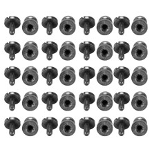 Brass Monk Rivets 7x6mm Round Head Stud Screws 20 Sets Luggage Hardware