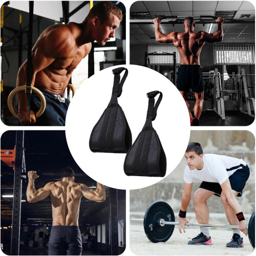 Adjustable Ab Straps for Pull Up Bar Core Training with Padded Slings for Home and Gym Workout 2