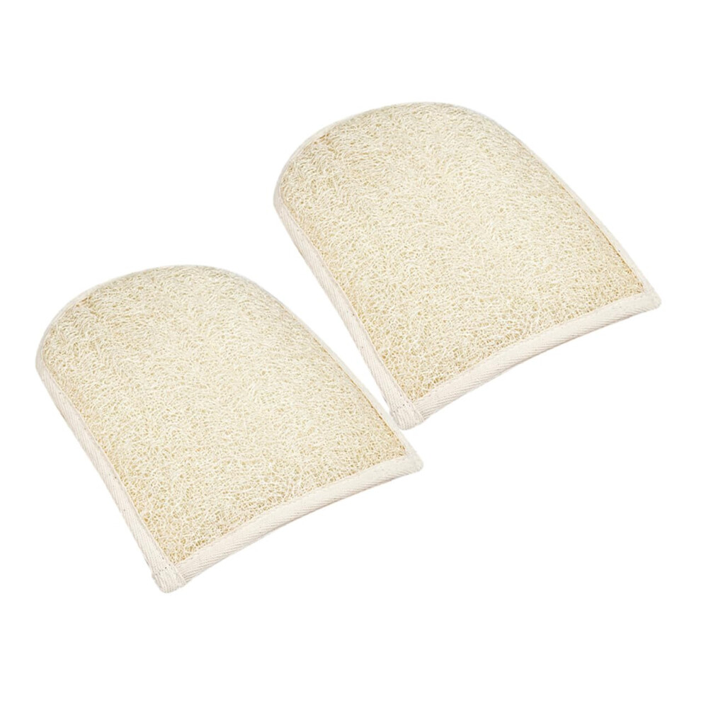 Exfoliating Bath Gloves DualSided Loofah Scrubber for Women Dead Skin Removal and Rich Foam