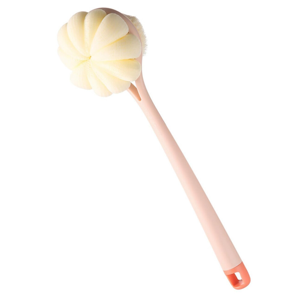 Long Handle Back Scrubber DualSided Shower Brush with Soft Bristles for Deep Cleansing and Massage