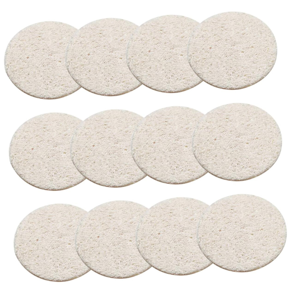 36pcs Loofah Facial Pads for Gentle Skin Exfoliation and Makeup Removal, Natural Face Sponge Set