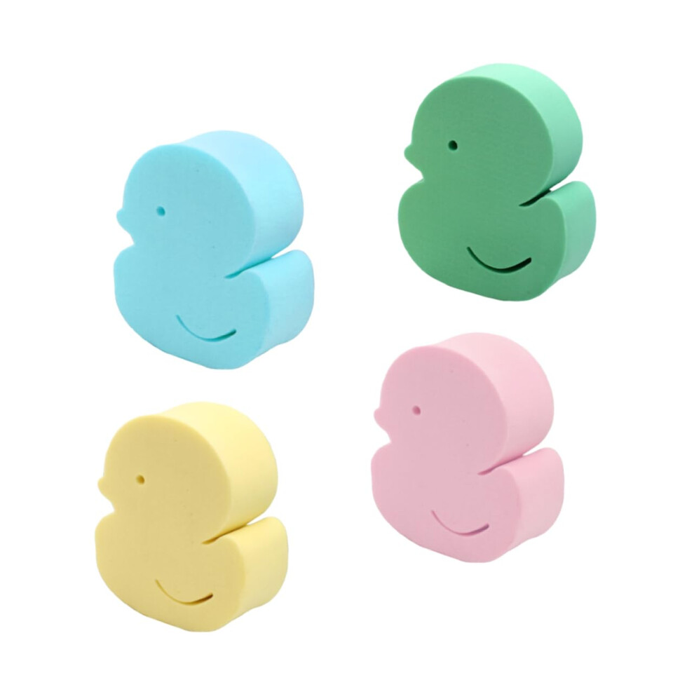 Cartoon Duck Bath Sponge Set, Soft Exfoliating Shower Sponges with Rich Foam, Travel Friendly