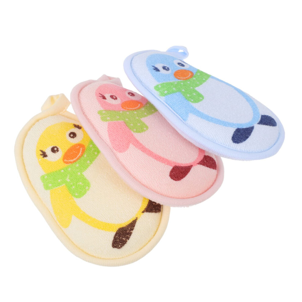 3Pcs Soft Bath Sponge Set For Newborn Safe Gentle Exfoliation And Weight Shower Scrubber Light