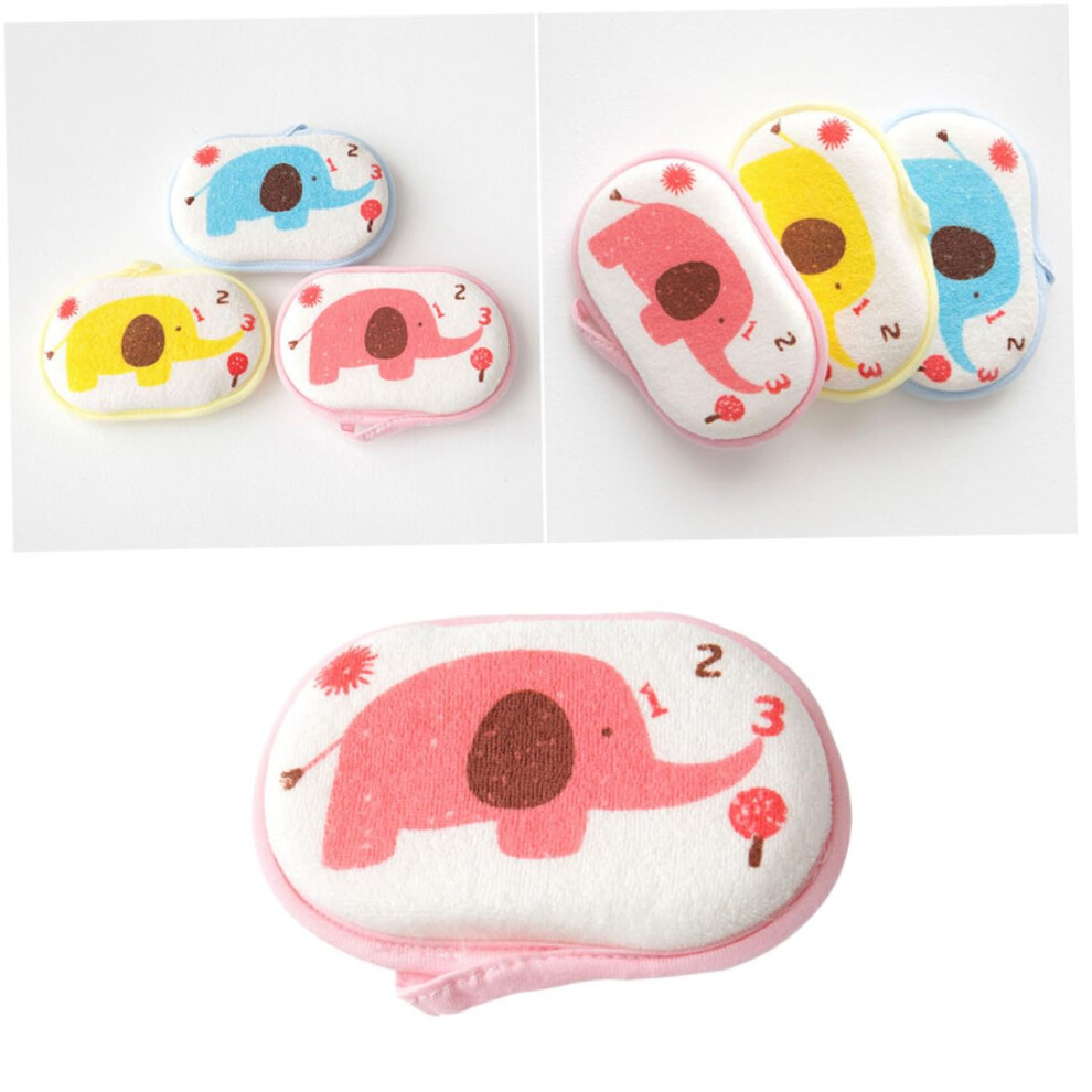Baby Bath Sponge and Newborn Bath Towel Set for Gentle Skin Protection and Soft Effective Cleaning