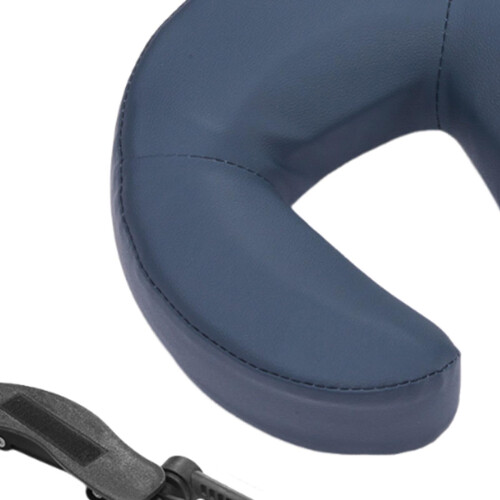 Adjustable Massage Table Face Cradle with Soft UShaped Pillow Ergonomic Headrest Navy Blue 1