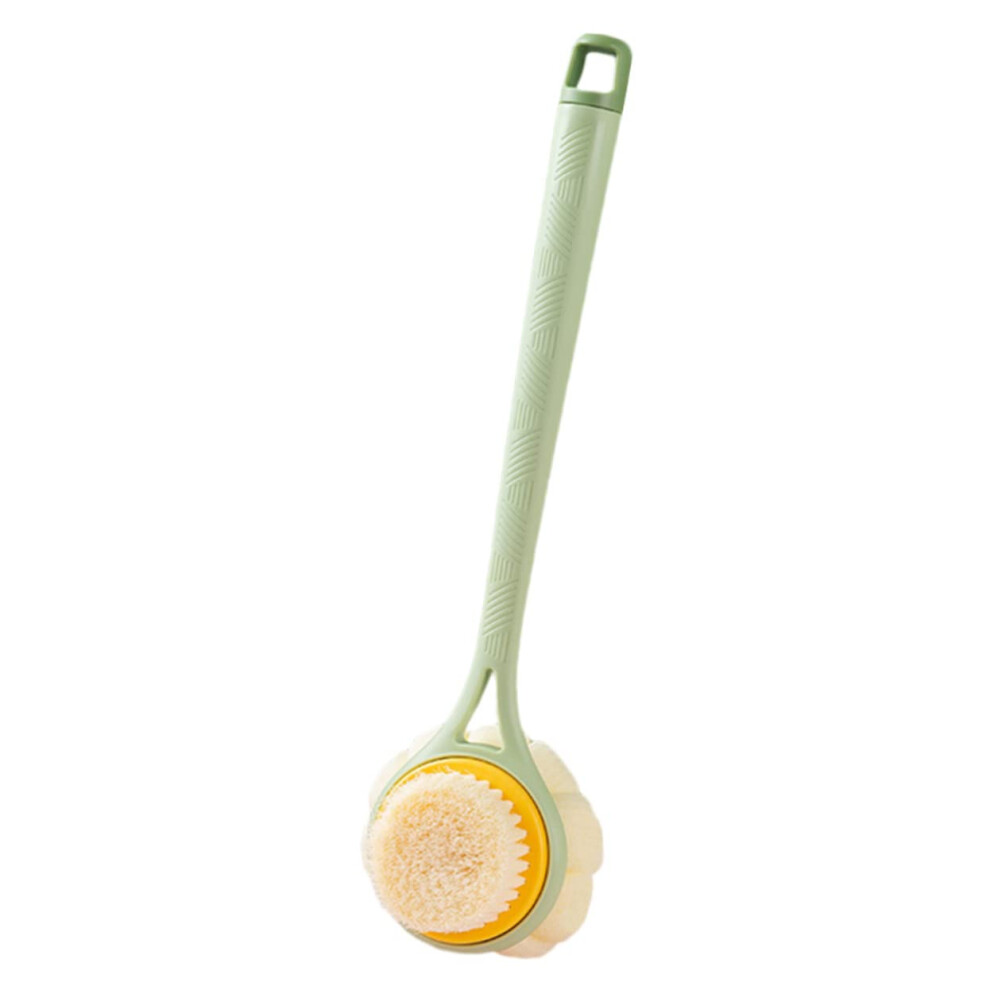 Back Scrubber with Long Handle Soft Bristles for Gentle Skin Exfoliation and Shower Body Cleaning