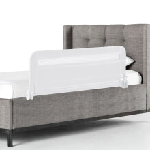 Barandilla de cama plegable para niños pequeños, 100 cm, funda lavable