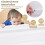 Sponda pieghevole per letto per bambini, 120 cm, rivestimento sfoderabile 2