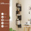 Floating Corner Shelf, 5-Tier Wall-Mounted Storage, Grey 3