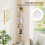 5-Tier Corner Wall Shelf, Floating White Bookshelf 4
