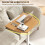 Adjustable Laptop Desk with Tilt Top & Wheels 5