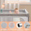Box pieghevole per bambini con palline e porta con cerniera, grigio 3