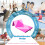 Foldable Gymnastics Mat, 240x117x5 cm, PU Leather, Pink 3