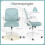 Ergonomic Office Chair, Blue - Foldable Arms, Rocking Function 2