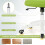 Ergonomic Office Chair, Green, Flip-Up Arms, Lumbar Support 5