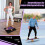 Wooden Balance Board Set with Cork Roller and Felt Mat 4