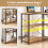 L-Shaped Reversible Corner Desk with Adjustable Shelf 3
