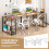 L-Shaped Reversible Corner Desk with Adjustable Shelf 4