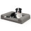 Orthopedic Dog Bed, Medium, Egg Crate Foam, Gray 1