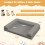 Orthopedic Dog Bed, Medium, Egg Crate Foam, Gray 2