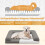 Orthopedic Dog Bed, Medium, Egg Crate Foam, Gray 4