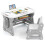 Adjustable Kids Table and Chair Set with Tilt Whiteboard 1