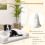 Orthopedic Dog Bed for Medium Dogs, Egg Crate Foam, Beige 3