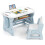 Adjustable Kids Table & Chair Set with Tilt Whiteboard 1