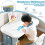 Adjustable Kids Table & Chair Set with Tilt Whiteboard 5