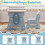 Adjustable Kids Table & Chair Set with Tilt Whiteboard 4