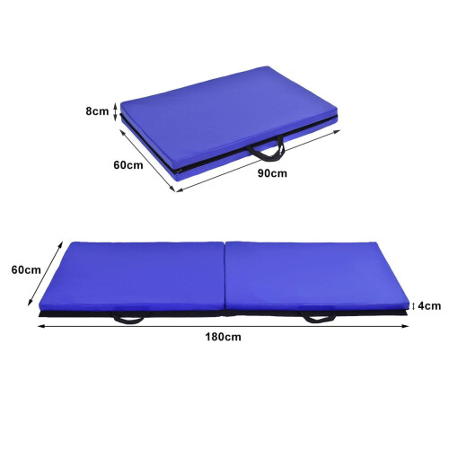Gymnastics Mat, Foldable, 180x60x4cm, Easy Clean 1