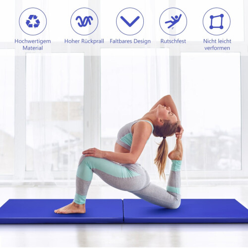 Gymnastics Mat, Foldable, 180x60x4cm, Easy Clean 2