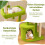 Cat Tree with Platforms & Scratching Posts, 122 cm 4