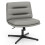 Cross-Legged Office Chair, Adjustable Height, Grey 1