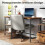 Cross-Legged Office Chair, Adjustable Height, Grey 4
