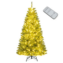 180 cm großer künstlicher Weihnachtsbaum mit 700 LED-Lichtern