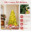 180 cm großer künstlicher Weihnachtsbaum mit 700 LED-Lichtern 5