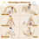 Kletterset aus Holz mit Rutsche und Wenderampe 5