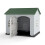 Weatherproof Plastic Dog House with Lockable Door 1