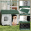 Weatherproof Plastic Dog House with Lockable Door 4