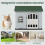 Weatherproof Plastic Dog House with Lockable Door 3